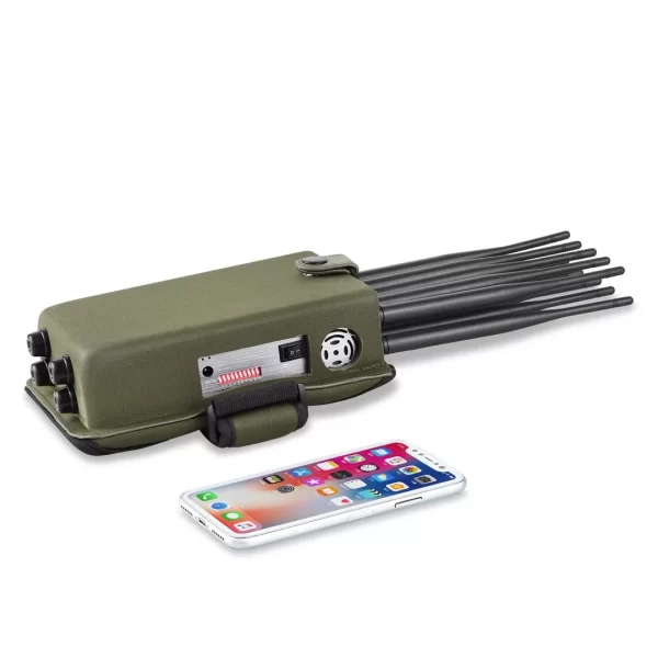 Bloqueador de sinal de celular portatil de 10 antenas 3G 4G portatile Sistel Comunicaciones