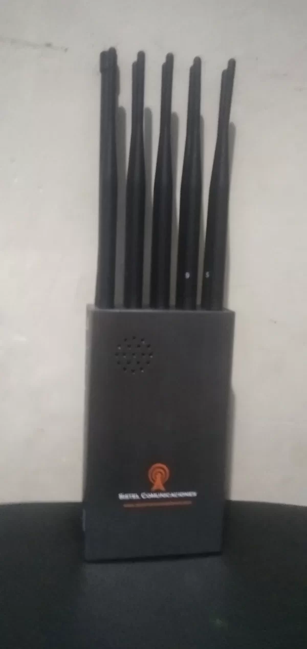 Bloqueador de sinal de celular portatil de 10 antenas Sistel Comunicaciones