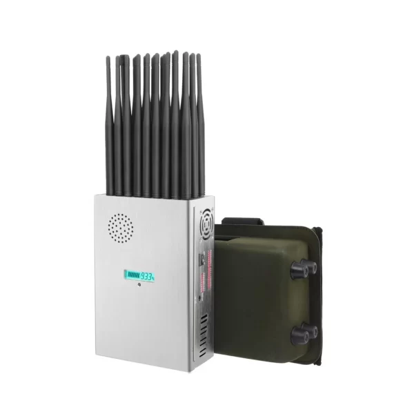 Bloqueador de sinal de celular portatil de 27 antenas 3G 4G 5G Sistel Comunicaciones