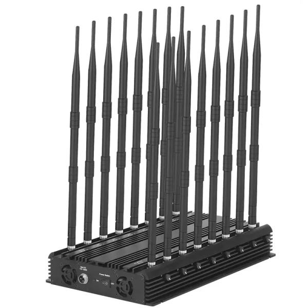 Capetinha bloqueador de sinal de mesa de 16 antenas 3G 4G 5G 16 Sistel Comunicaciones