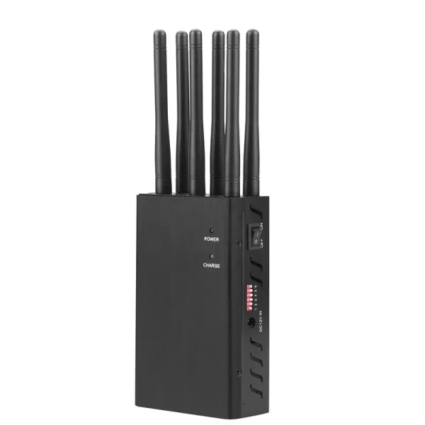 Jammer bloqueador de sinal portatil de 6 antenas Sistel Comunicaciones