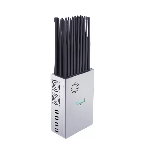 Sinal jammer portatil GPS de 27 antenas Sistel Comunicaciones