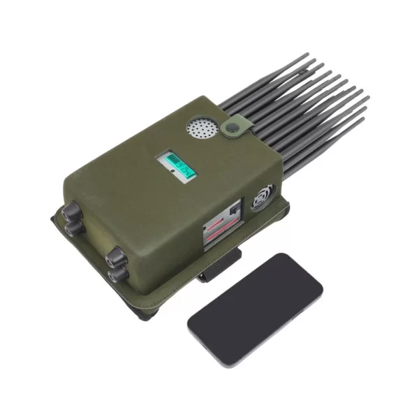 jammer bloqueador de sinal portatil 5G de 27 antenas Sistel Comunicaciones