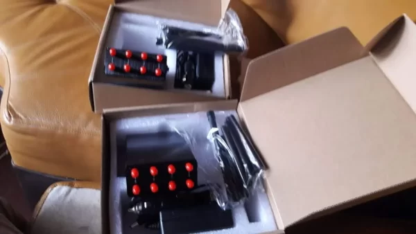 Bloqueador de sinal de celular portatil de 8 antenas Sistel Comunicaciones