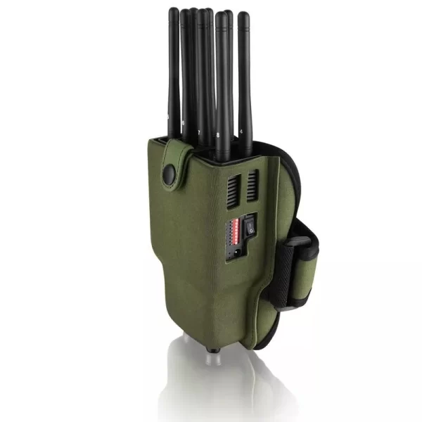Jammer de sinal celular portátil 8 antenas 4g, Wifi, Gps, Lojack